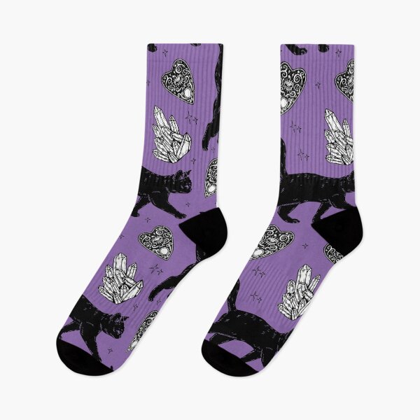 Item preview, Black Cat Witchy Pattern designed and sold by MoonObscura.