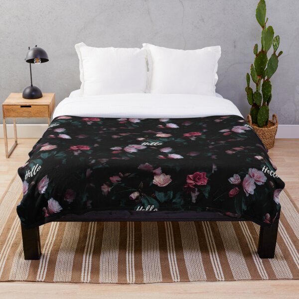 Item preview, Hola floral oscuro designed and sold by S2Designs.