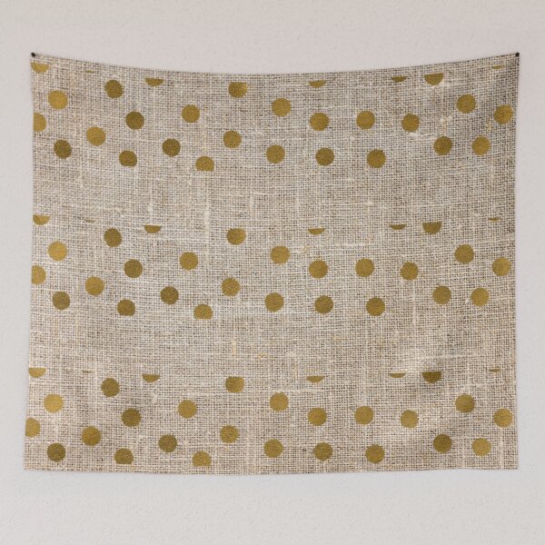 Item preview, Vintage Gold Burlap designed and sold by DFMY.
