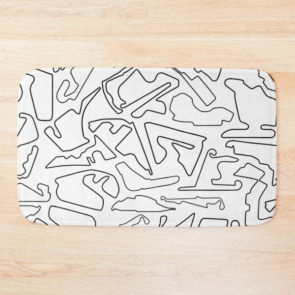 Item preview, race tracks on a white background designed and sold by zferderer98.