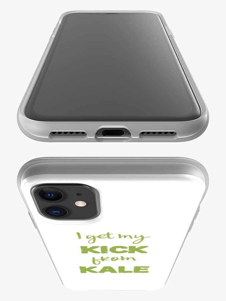 Alternate view of I Get My Kick From Kale iPhone Case & Cover
