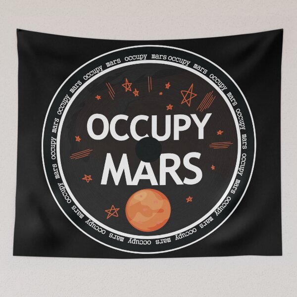 Item preview, Occupy Mars disc designed and sold by HibouMagique.