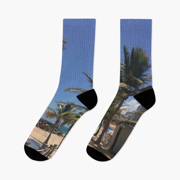 Item preview, Puerto Rico Palm Tree Beach designed and sold by koArtStudio.