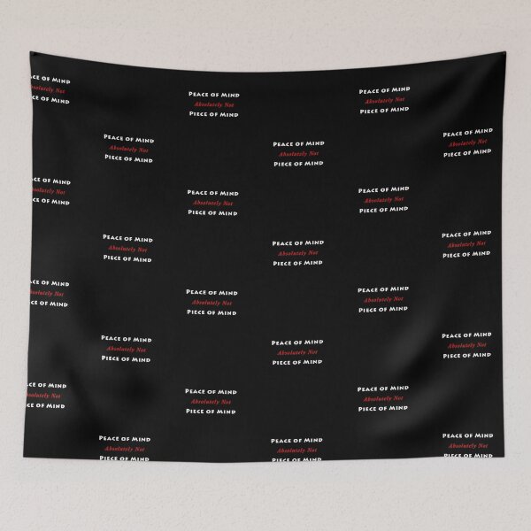 Item preview, Peace of Mind Not Piece of Mind (White Font) designed and sold by Uvogin2099.