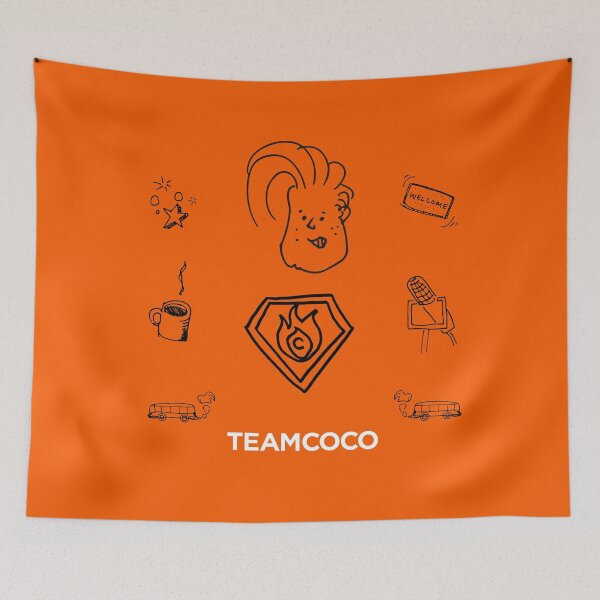 Item preview, Team Coco - Doodle World designed and sold by flickertoaflame.