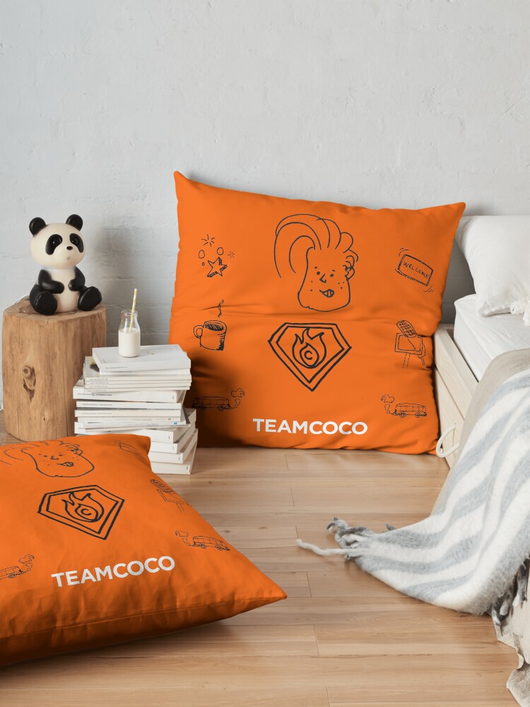 Alternate view of Team Coco - Doodle World Floor Pillow