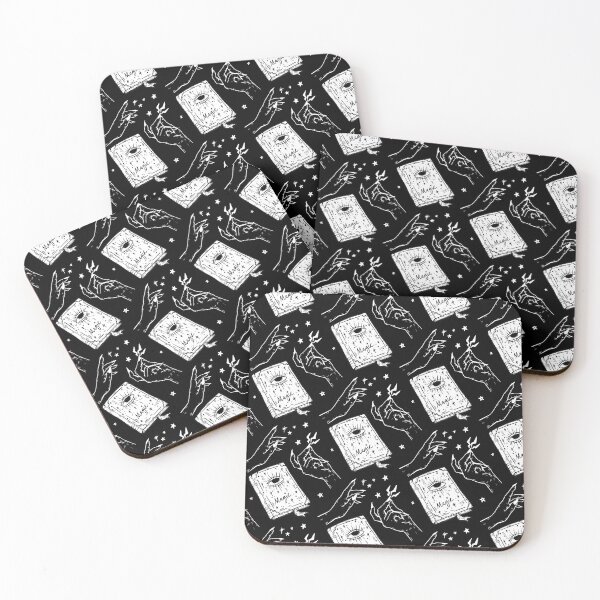 Item preview, Magic Spell Book Pattern White designed and sold by MoonObscura.