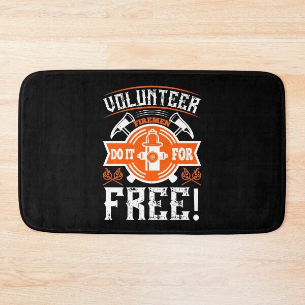Item preview, Volunteer Firemen Do It For Free! designed and sold by GoodVibeDesign.
