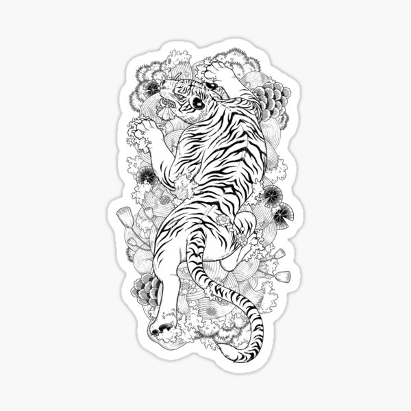 River Tiger Sticker