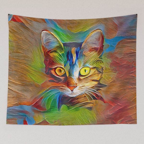 Item preview, Abstractions of abstract cat designed and sold by blackhalt.