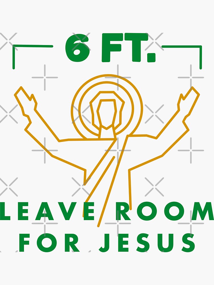 leave-room-for-jesus-sticker-for-sale-by-melmggn-redbubble