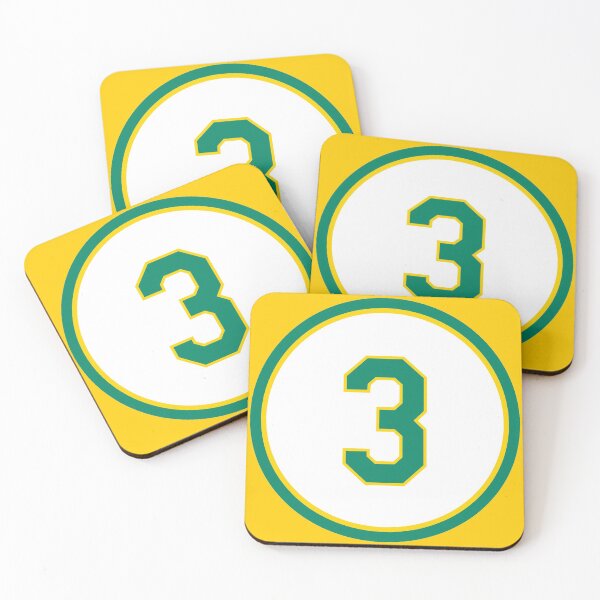 Item preview, Eric Chavez #3 Jersey Number designed and sold by StickBall.