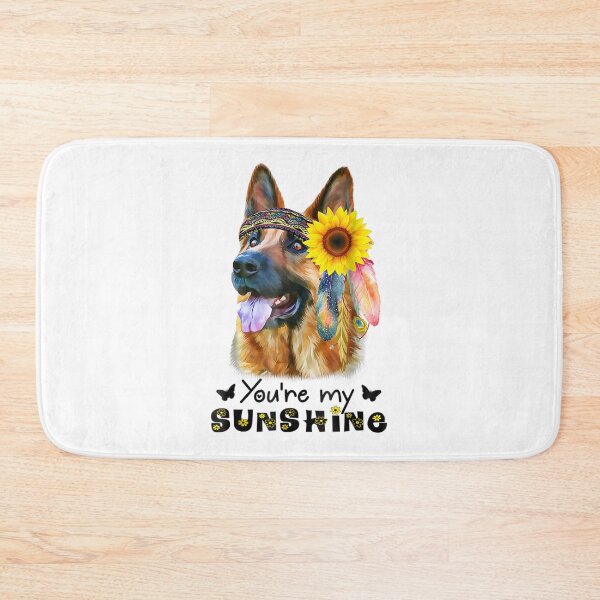 Item preview, You're My Sunshine German Shepherd & Sunflower Cute Dog Mom Dad Pet Lover designed and sold by MagicJohnson22.