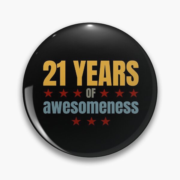Item preview, Birthday: 21 years of awesomeness designed and sold by PlusAdore.