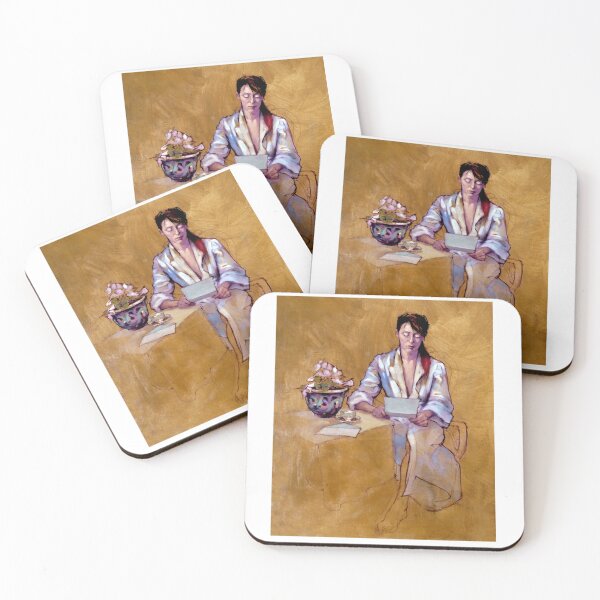 Item preview, The Letter : oil painting on stretched canvas designed and sold by Roz McQuillan Fine Art & Photography.