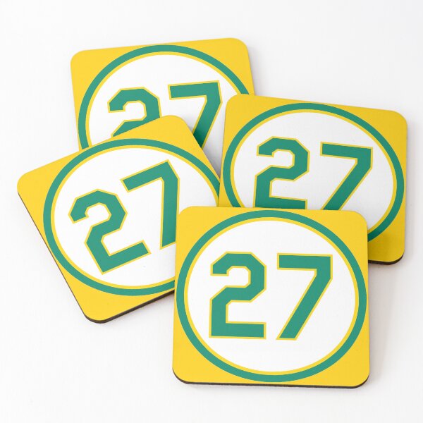Item preview, Catfish Hunter #27 Jersey Number designed and sold by StickBall.