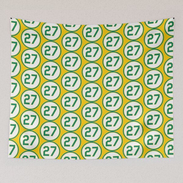 Item preview, Catfish Hunter #27 Jersey Number designed and sold by StickBall.