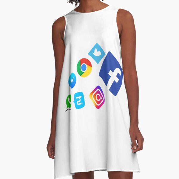 Social Media Dresses Redbubble