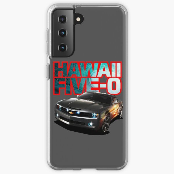 Hawaii Five-O Black Camaro (Red Outline) Samsung Galaxy Soft Case