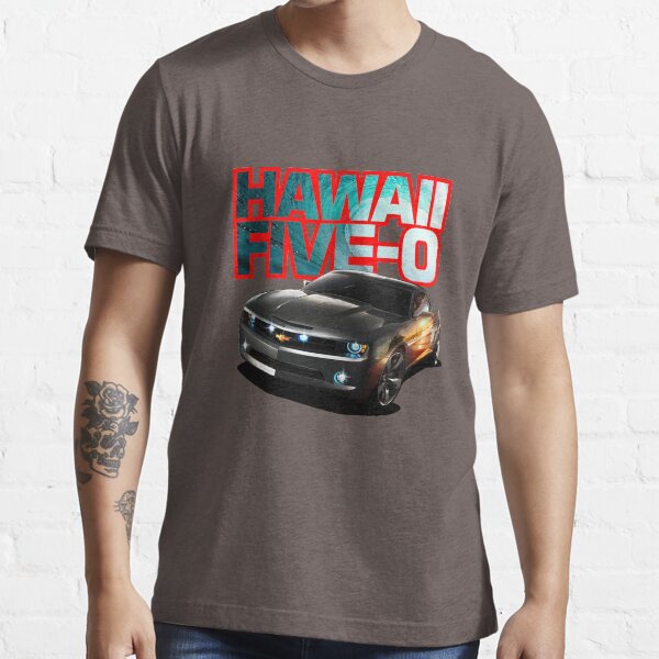 Hawaii Five-O Black Camaro (Red Outline) Essential T-Shirt