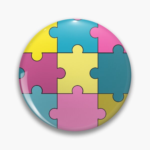 Item preview, Pansexual Jigsaw pattern designed and sold by ianablakeman.