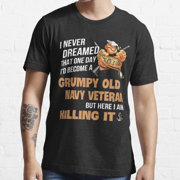 grumpy old navy veteran shirt