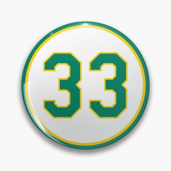 Artikelvorschau, Jose Canseco # 33 Trikotnummer entworfen und verkauft von StickBall.