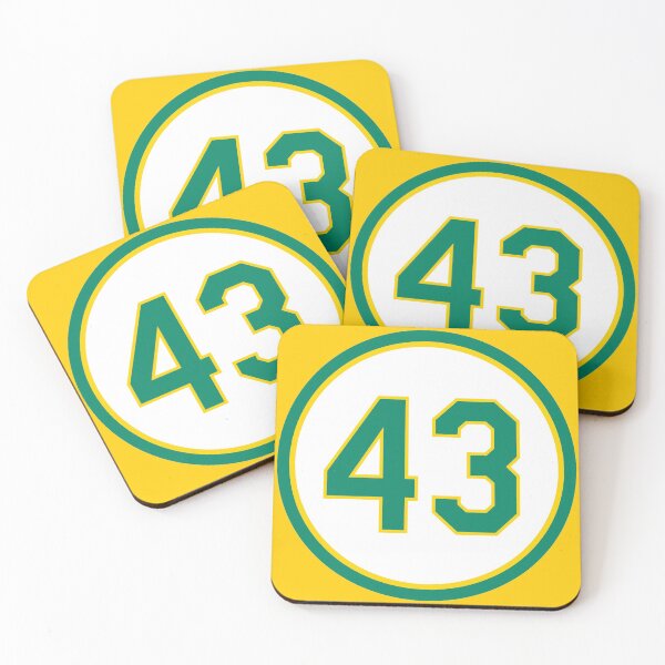 Item preview, Dennis Eckersley #43 Jersey Number designed and sold by StickBall.