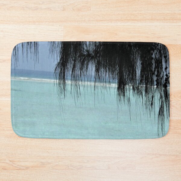 Item preview, Stunning crystal clear sky blue water with white sand and beautiful tree branches designed and sold by Aishwarya  Singh.