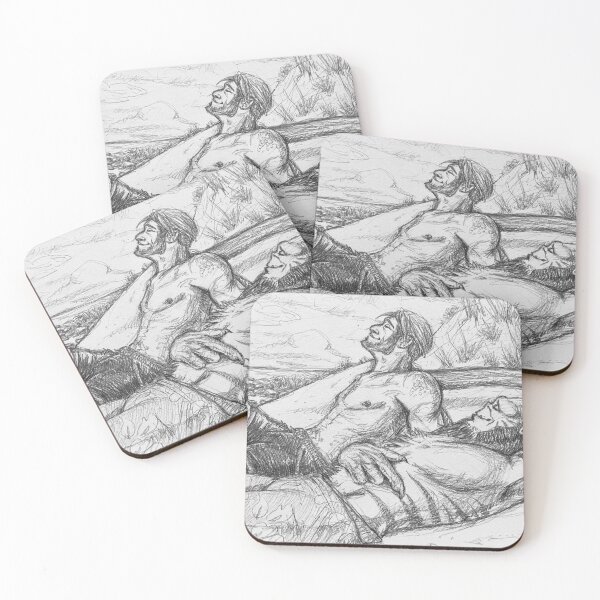 Item preview, space husbands on the beach  designed and sold by buffaluffalo.