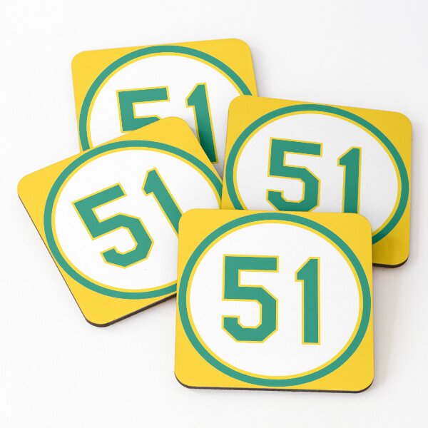 Item preview, Dallas Braden #51 Jersey Number designed and sold by StickBall.