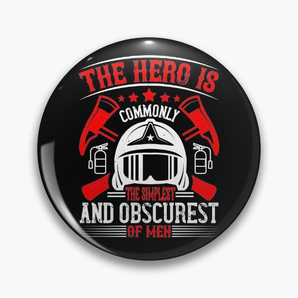 Item preview, The Hero Is Commonly The Simplest And Obscurest Of Men designed and sold by GoodVibeDesign.