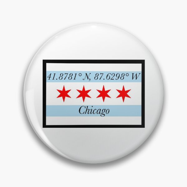Item preview, Chicago flag coordinates  designed and sold by imtayok.
