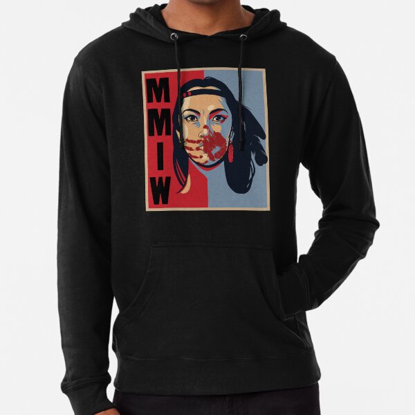 Item preview, MMIW Awareness Native American Woman Artwork For The Missing and Murdered Indigenous Women designed and sold by RKasper.