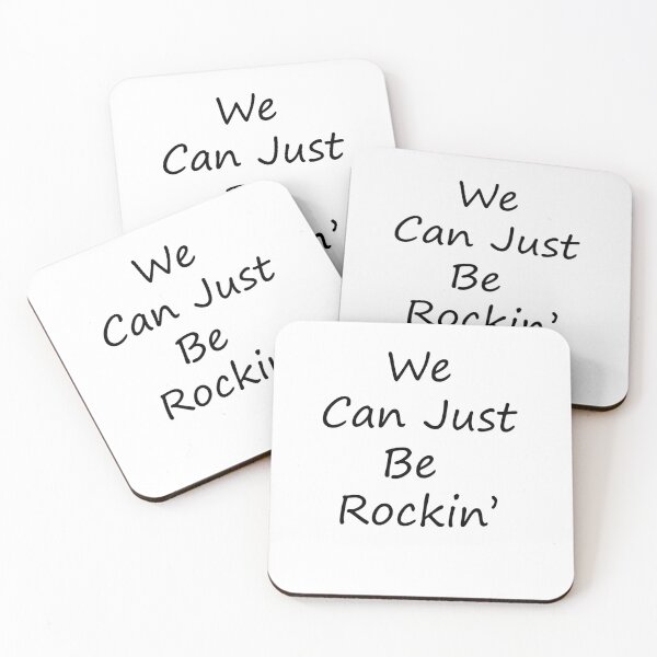 Item preview, We Can Just Be Rockin' XO designed and sold by AritraSur.