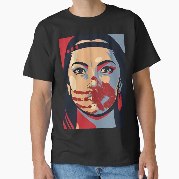 Item preview, MMIW Awareness Native American Woman Artwork For The Missing and Murdered Indigenous Women Version 2 designed and sold by RKasper.