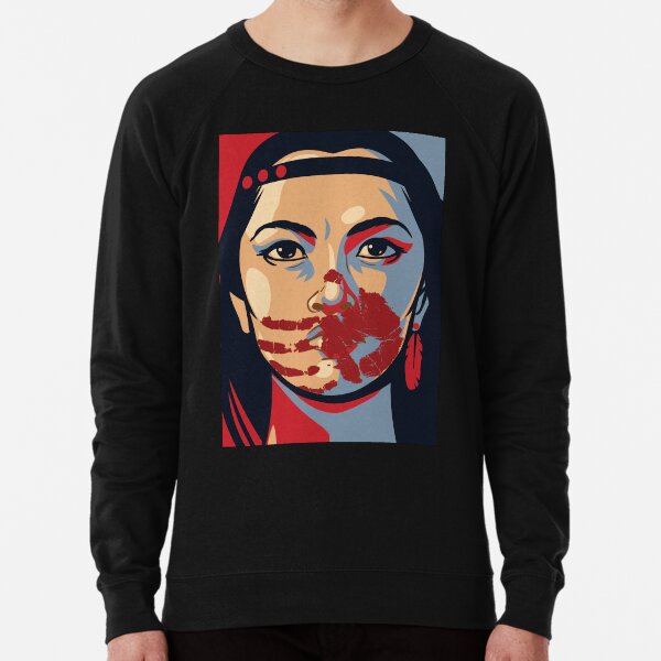 Item preview, MMIW Awareness Native American Woman Artwork For The Missing and Murdered Indigenous Women Version 2 designed and sold by RKasper.