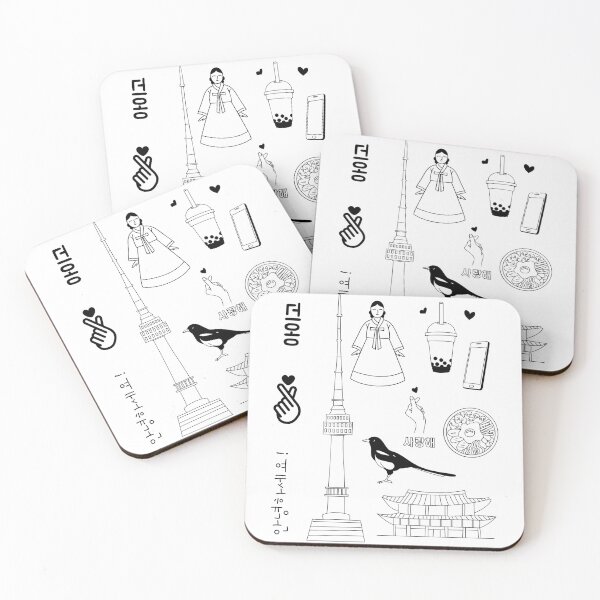 Item preview, Korea Pattern stiker sheet designed and sold by Maria N.