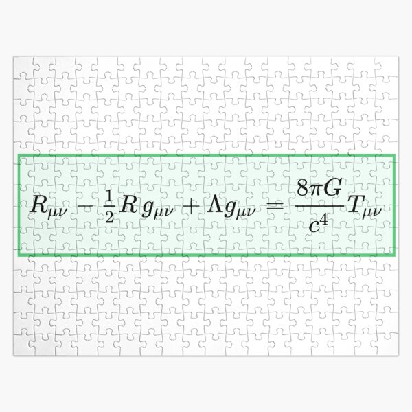 Einstein field equations EFE: General Theory of Relativity - Fundamental Interaction of Gravitation Jigsaw Puzzle