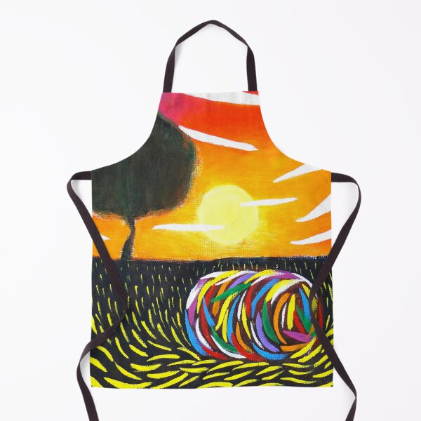 Item preview, Prairie Landscape - Colorful Farm Art designed and sold by Kitslam Art.