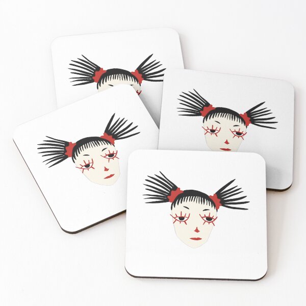 Item preview, Goth Girl Doll Head  designed and sold by verderain.