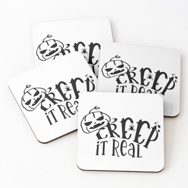 Item preview, Creep it real Funny pumpkin Halloween party gift for men and women designed and sold by Dadjokes Co.