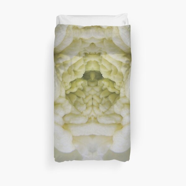Blossom White Duvet Cover