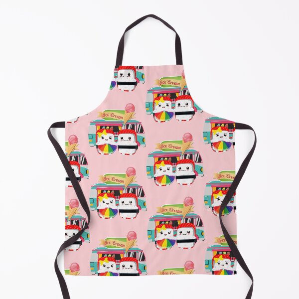 Item preview, Maguros Ice Cream Date Tshirt Japanese Character Cute Funny Kawaii Graphic Cartoony Design for Apparel Accessories Home Decor Skins Totes Bags Wall Art Stickers designed and sold by Rocbebe.