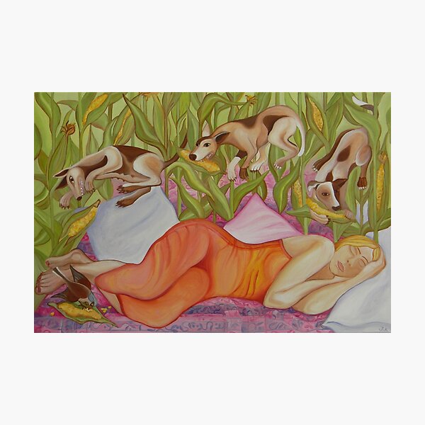 corn hunting season Photographic Print