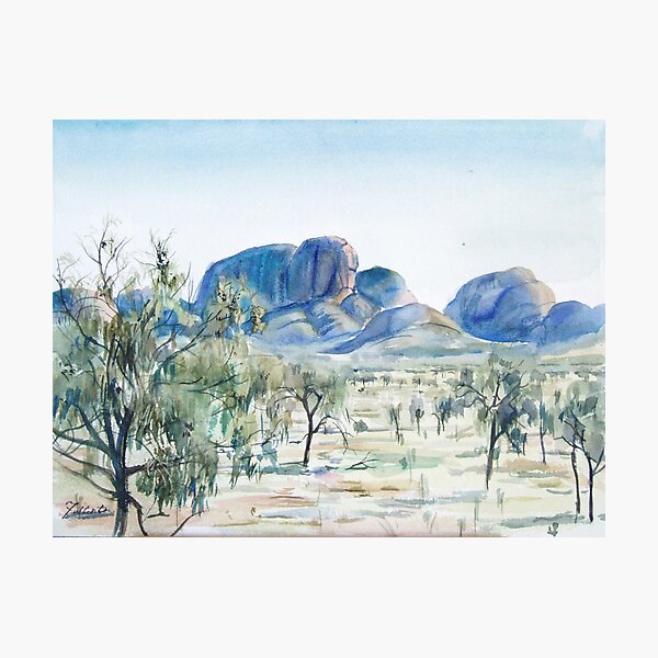 Item preview, The Olgas - Kata Tjuta  designed and sold by FredFullerton.