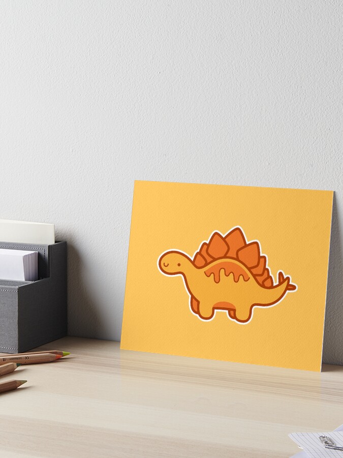 Cute Dino Art Board Print for Sale by hocapontas