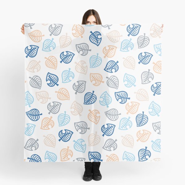 Animal Crossing Motif Blue Scarf