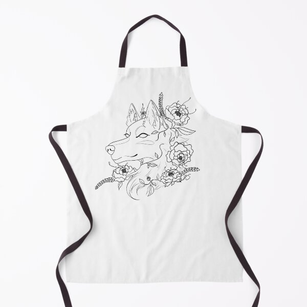 Item preview, peony white wolf - Hanalei Swan designed and sold by Hanalei Swan.