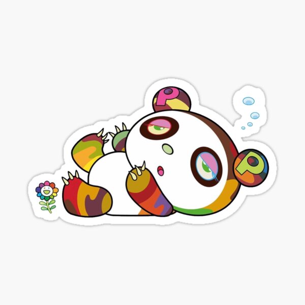 takashi murakami bear copy Sticker